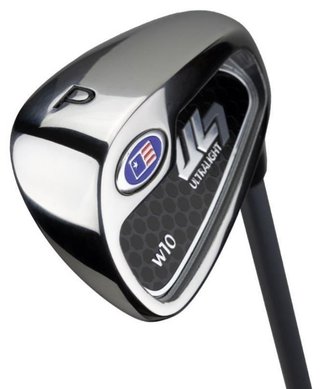 U.S. Kids Golf UL7-60 (152cm) W10 5-Club junior golfset + stand bag, zilver/navy/wit