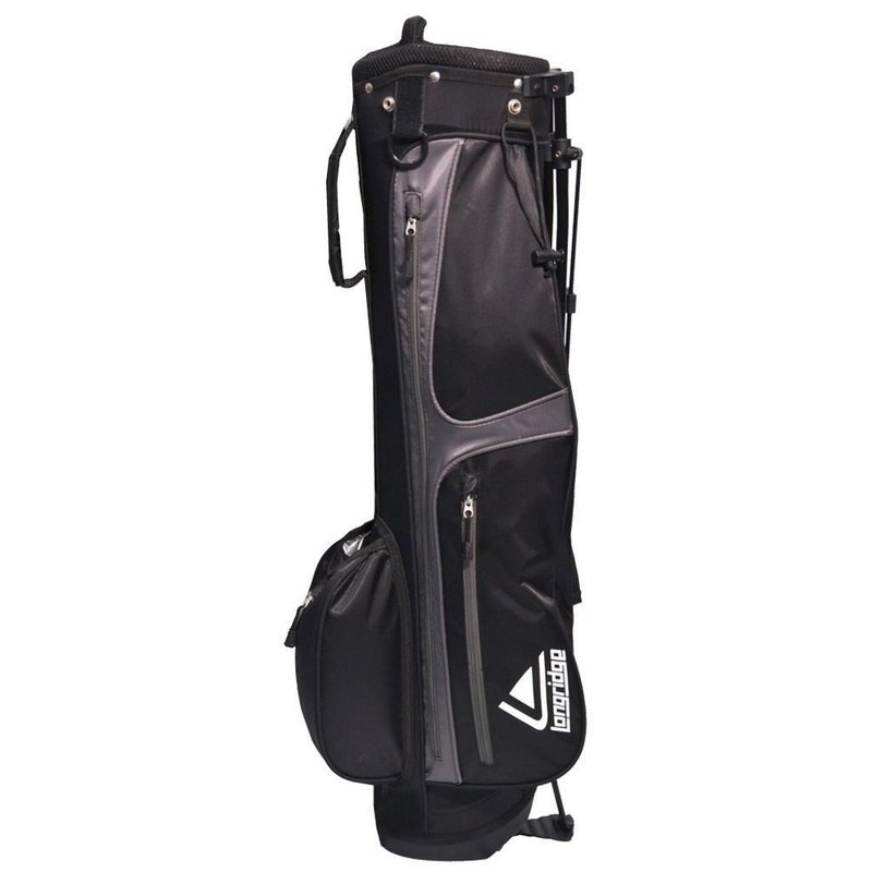 Longridge 6" Weekend stand bag, zwart/zilver