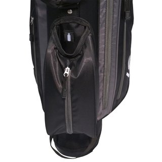 Longridge 6" Weekend stand bag, zwart/zilver