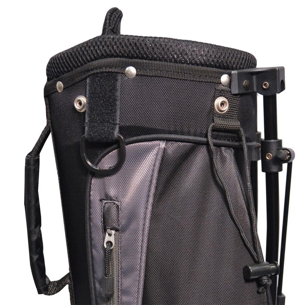 Longridge 6" Weekend stand bag, zwart/zilver