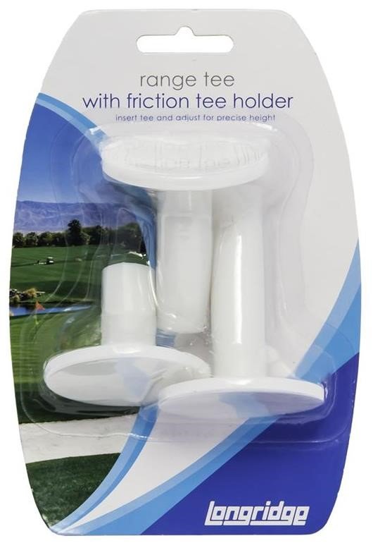 Longridge Rubber Driving Range Tees (3 stuks, S, M, L)