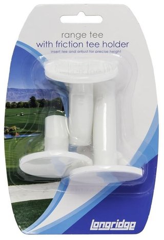 Longridge Rubber Driving Range Tees (3 stuks, S, M, L)