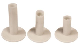 Longridge Rubber Driving Range Tees (3 stuks, S, M, L)