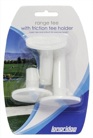 Longridge Rubber Driving Range Tees (3 stuks, S, M, L)