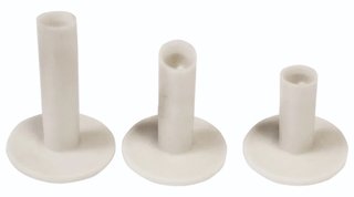 Longridge Rubber Driving Range Tees (3 stuks, S, M, L)