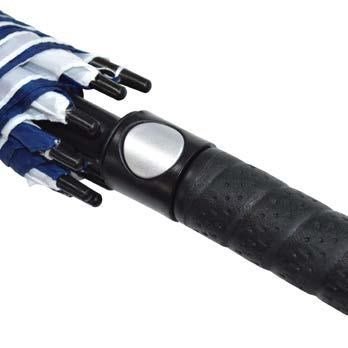 PGA Tour Windproof Double Canopy paraplu 62", wit/blauw