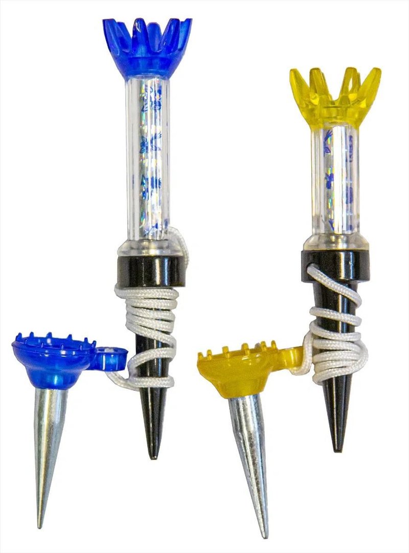 Longridge Magnetic Tees 75mm golfpinnen, 2 stuks