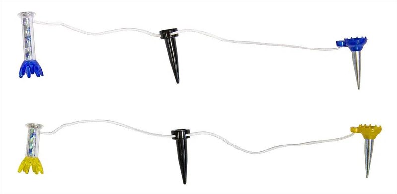 Longridge Magnetic Tees 75mm golfpinnen, 2 stuks
