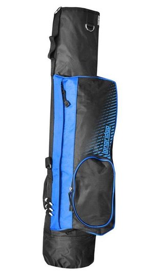 Longridge 5" pencil bag, zwart/blauw