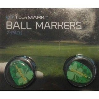 Loudmouth Lucky Jumbo Ball Marker (2pack), zwart