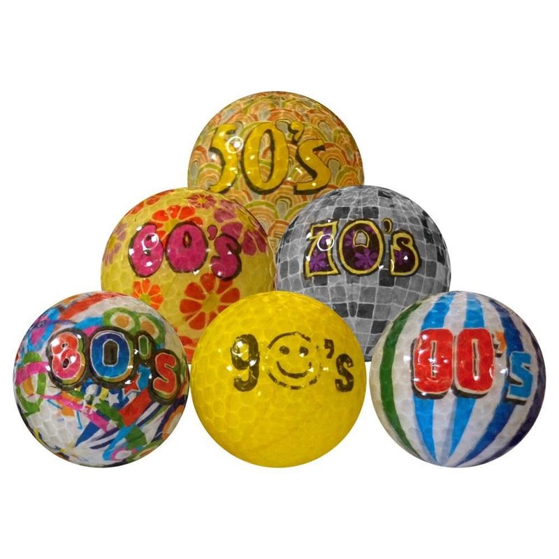 Longridge Decades golfballen, mix van kleuren
