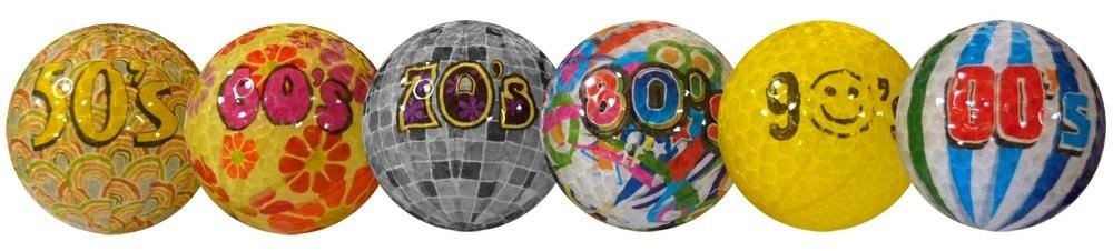 Longridge Decades golfballen, mix van kleuren