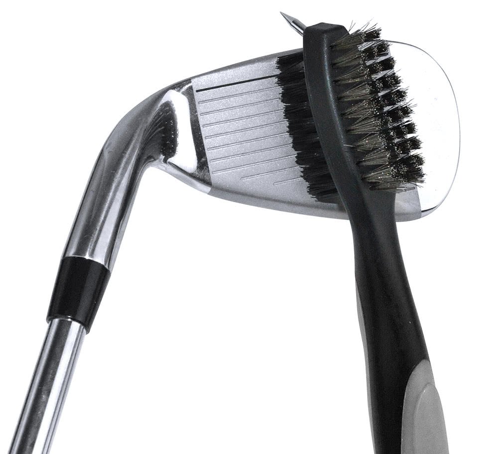 PGA Tour Club Brush and Groove Cleaner, zwart