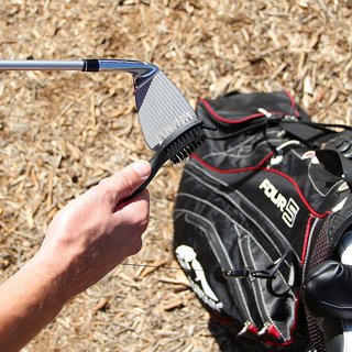 PGA Tour Club Brush and Groove Cleaner, zwart