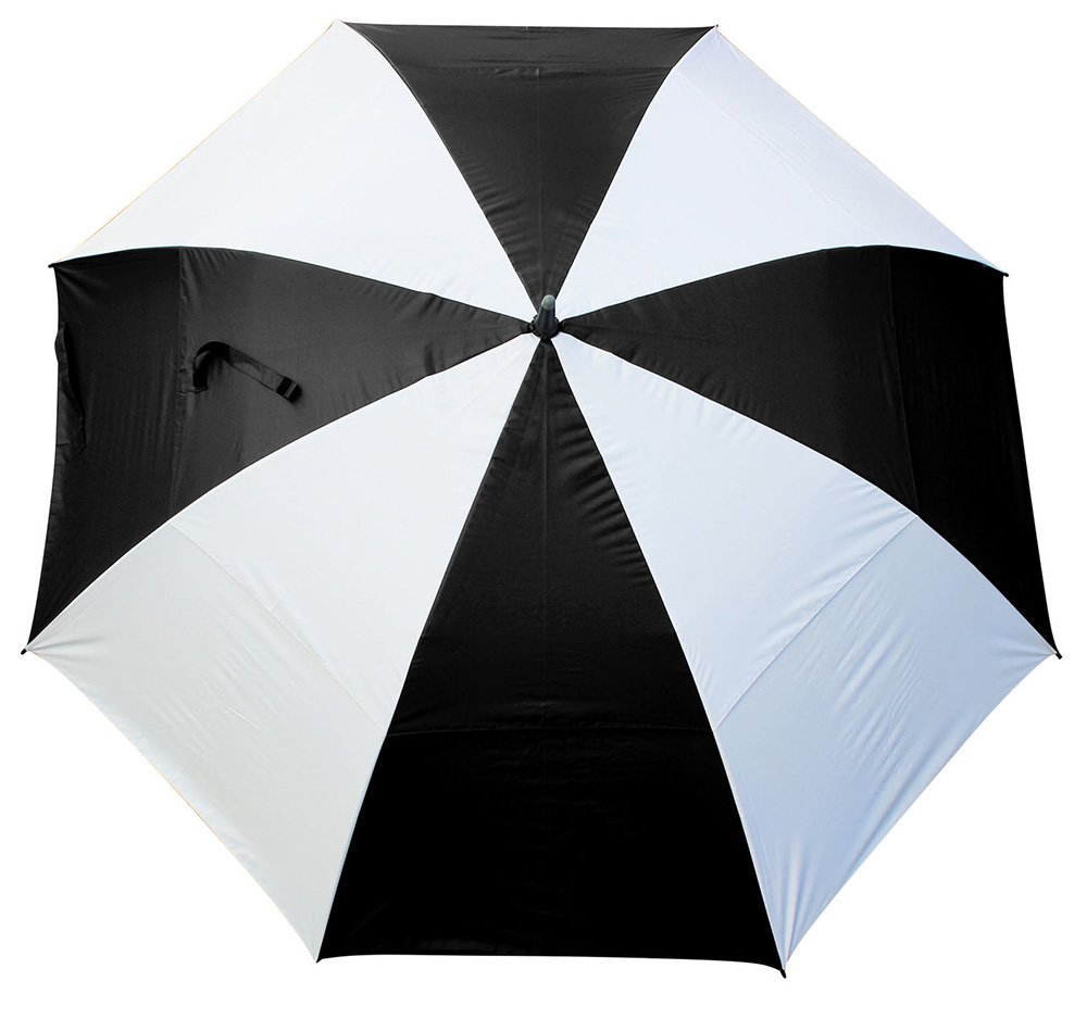 Masters Golf TourDri Classic GR 64" UV paraplu, zwart/wit