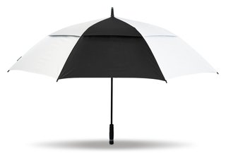 Masters Golf TourDri Classic GR 64" UV paraplu, zwart/wit