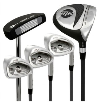 MKids Pro Junior Golf Half Set 65" (165cm/12-14Y) junior golfset, grafiet, stand bag, grijs