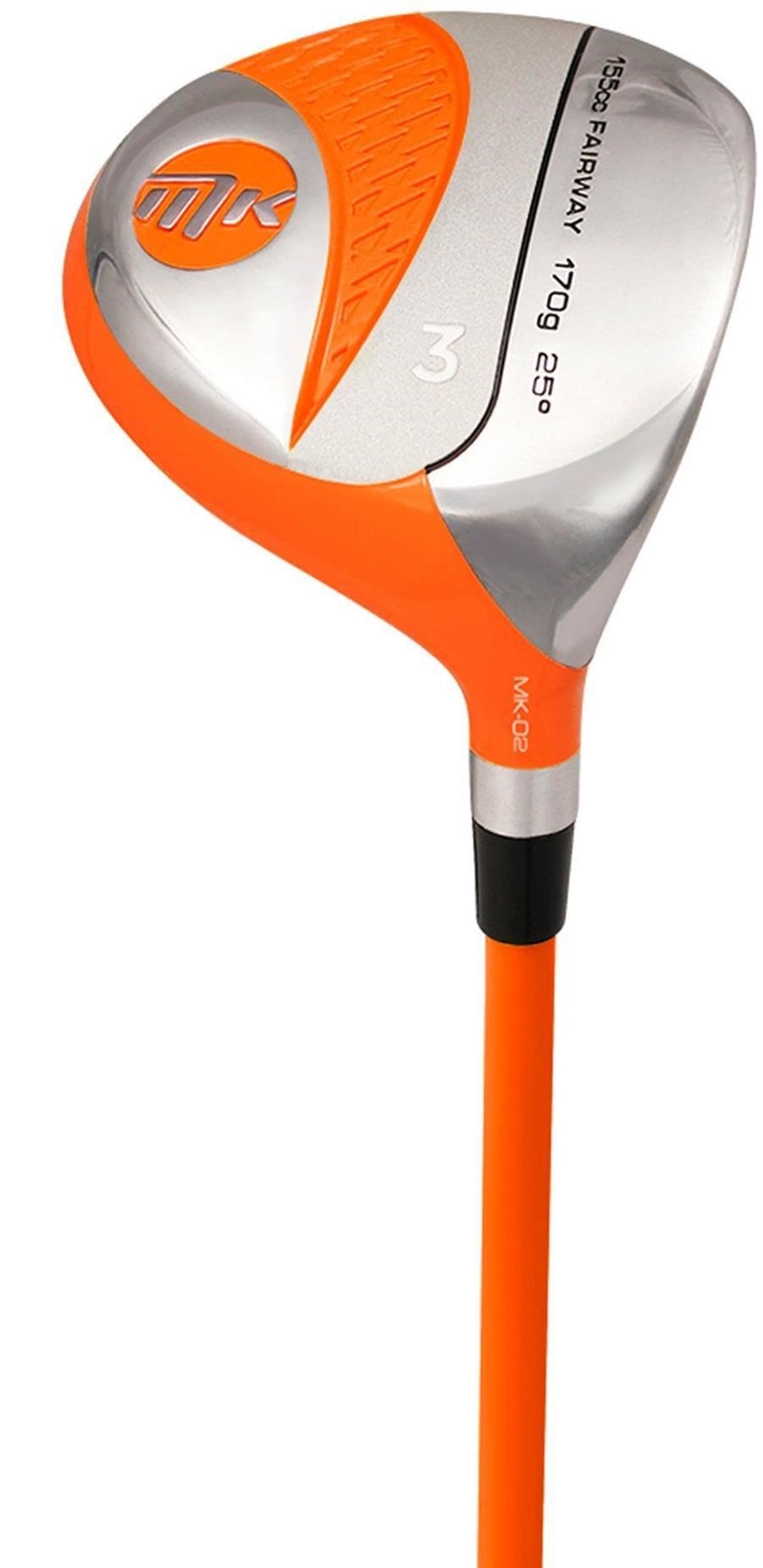MKids Lite Junior golfset, grafiet, + standtas, oranje