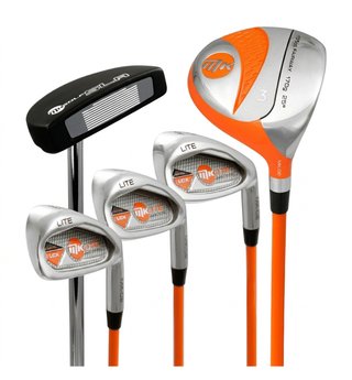 MKids Lite Junior golfset, grafiet, + standtas, oranje