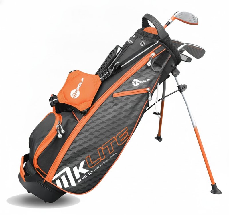 MKids Lite Junior golfset, grafiet, + standtas, oranje
