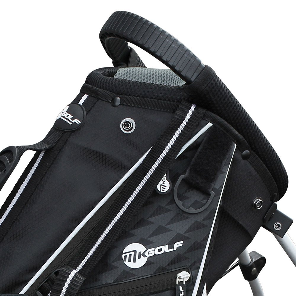 MKids Pro Junior Black 65" (165cm/12-14Y) junior stand bag, zwart