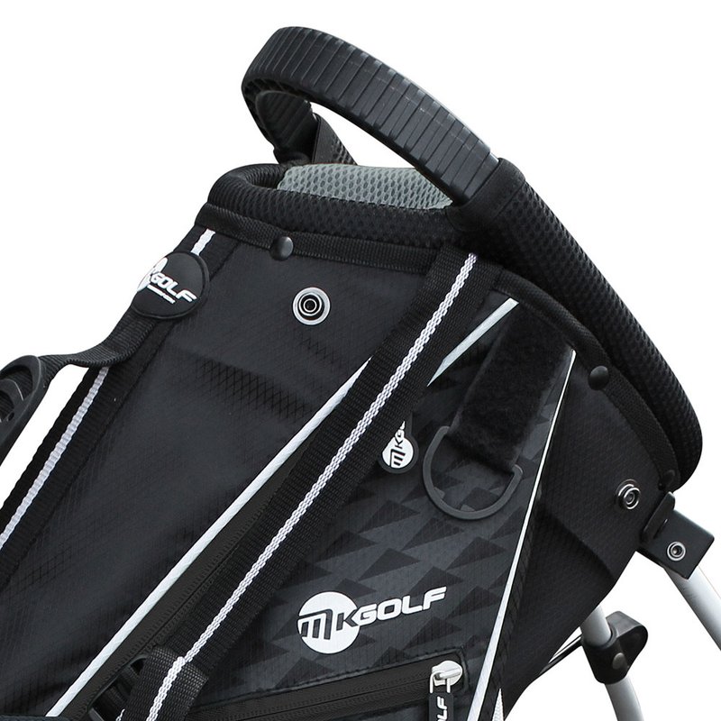 MKids Pro Junior Black 65" (165cm/12-14Y) junior stand bag, zwart