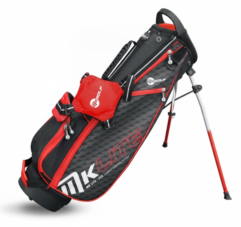 MKids Lite Junior Red 53" (135cm/7-9Y) junior stand bag, rood