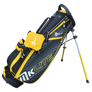 MKids Lite Junior Yellow 45" (115cm/5-7Y) junior stand bag, geel