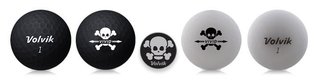 Volvik VIVID SKULL Edition golfballen, mix van kleuren
