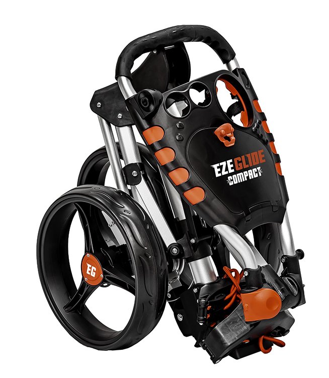 Ezeglide Compact+ handwagen, charcoal/rood