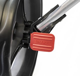 Ezeglide Compact+ handwagen, charcoal/rood