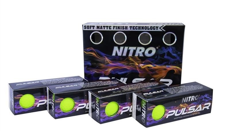 Nitro Pulsar golfballen (12 stuks), lime