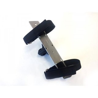 Davies Caddy battery holder, brush silver trolleyzubehör