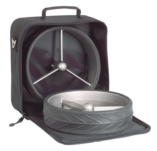 JuCad Wheel Bag 34x34cm, zwart