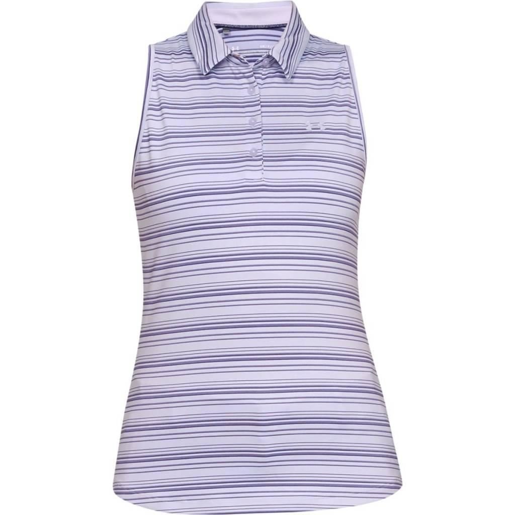 Under Armour Zinger Sleeveless dames polo, paars