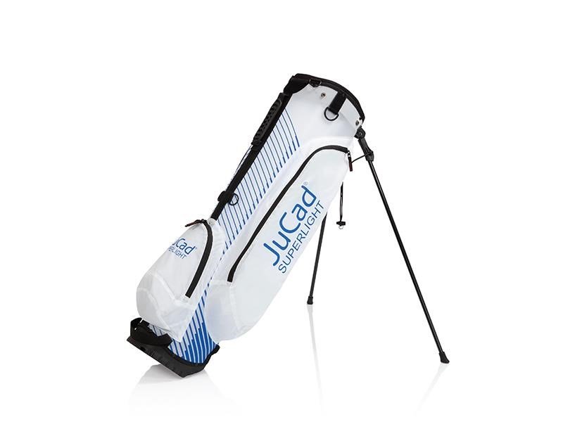 JuCad Superlight stand bag, wit/blauw