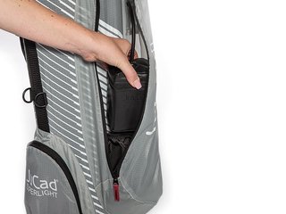 JuCad Superlight stand bag, wit/blauw