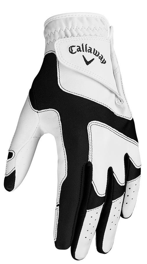 Callaway Opti Fit dames golfhandschoen, wit/zwart