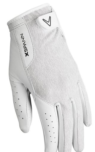 Callaway X Spann 19 dames golfhandschoen, wit