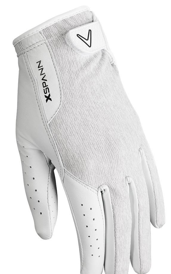 Callaway X Spann 19 dames golfhandschoen, wit