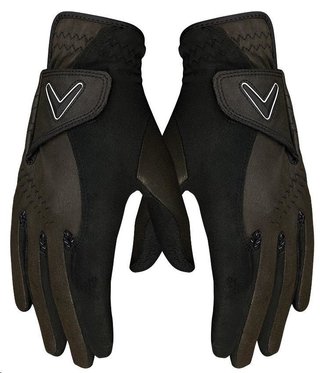 Callaway Opti Grip Rain dames golfhandschoenen (paar), zwart