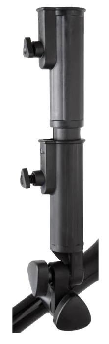 MGI ZIP Universal umbrella holder extender trolley accessoire, zwart