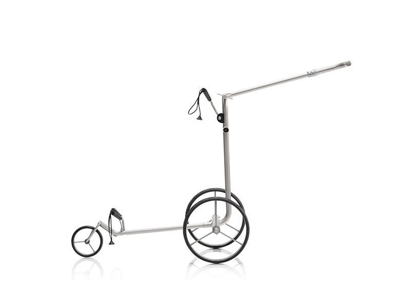 JuCad drive SL Titan Travel eX 2.0 elektrische trolley + afstandsbediening + transporttas (JRT-1), titanium