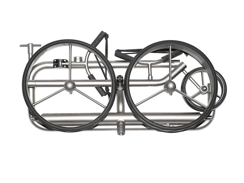 JuCad drive SL Titan Travel 2.0 elektrische trolley, titanium
