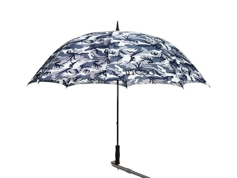 JuCad golfparaplu 68" met pin, camouflage/grijs