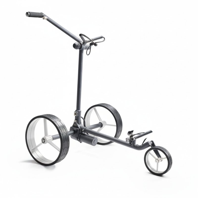 Davies Caddy SMART DHC elektrische trolley, mat zwart