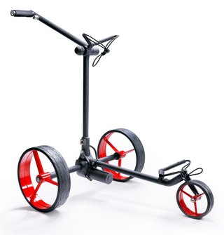 Davies Caddy SMART DHC elektrische trolley, mat zwart