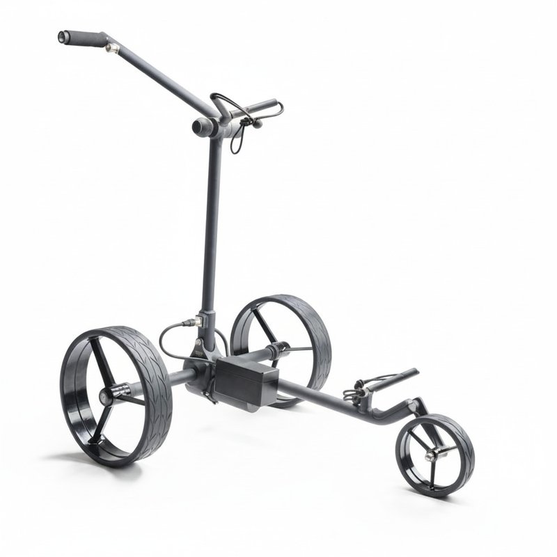 Davies Caddy SMART DHC elektrische trolley, mat zwart