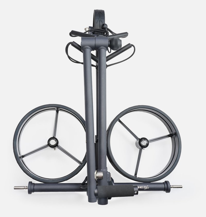 Davies Caddy SMART DHC elektrische trolley, mat zwart