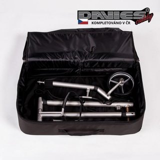 Davies Caddy Premium reistas (met accuvak), zwart